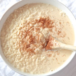 Delicious rice pudding! perfect winter dessert.