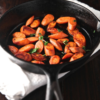 Delicious skillet carrots!