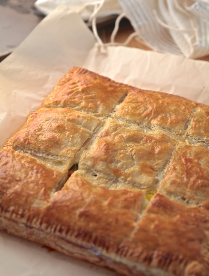 Spanish style tuna empanada