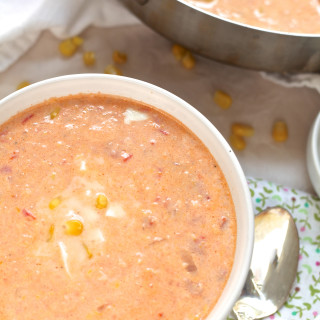 Delicious mexican soup. The mexican way